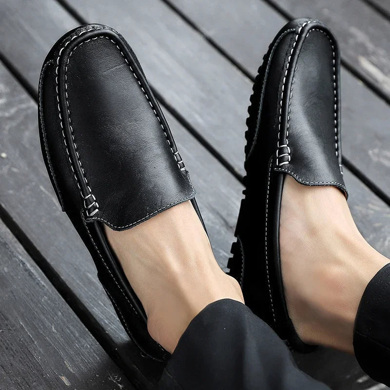 Fabián | Mocasines de cuero vintage