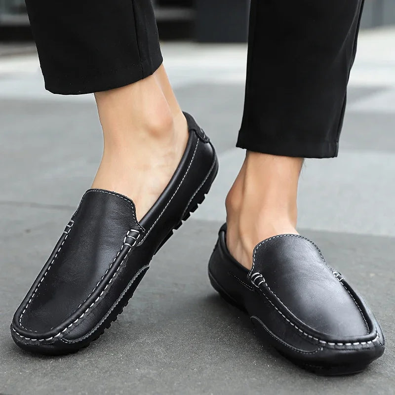 Fabián | Mocasines de cuero vintage