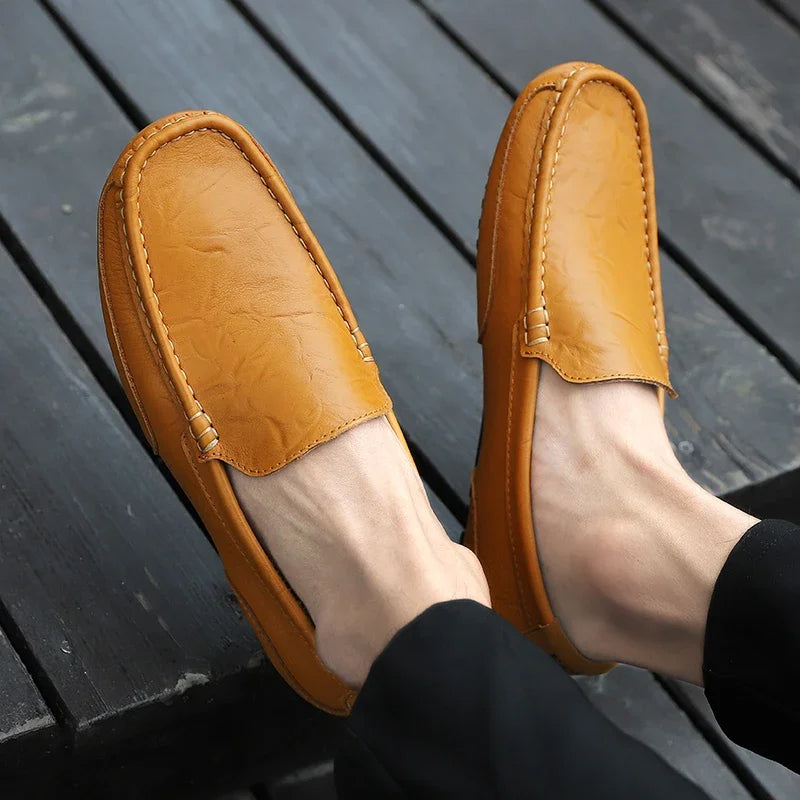 Fabián | Mocasines de cuero vintage