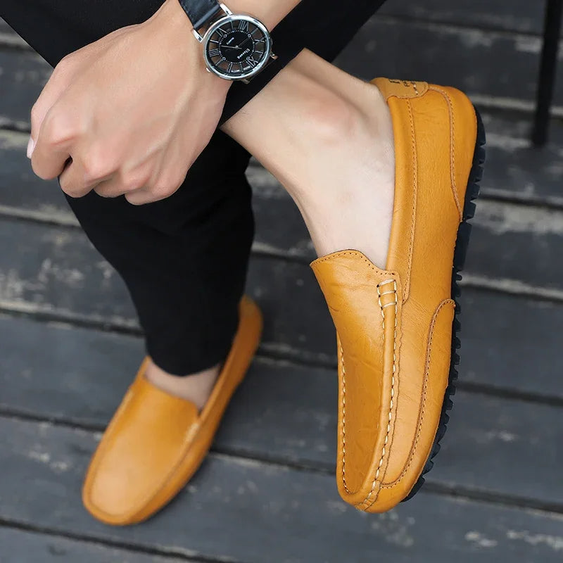 Fabián | Mocasines de cuero vintage