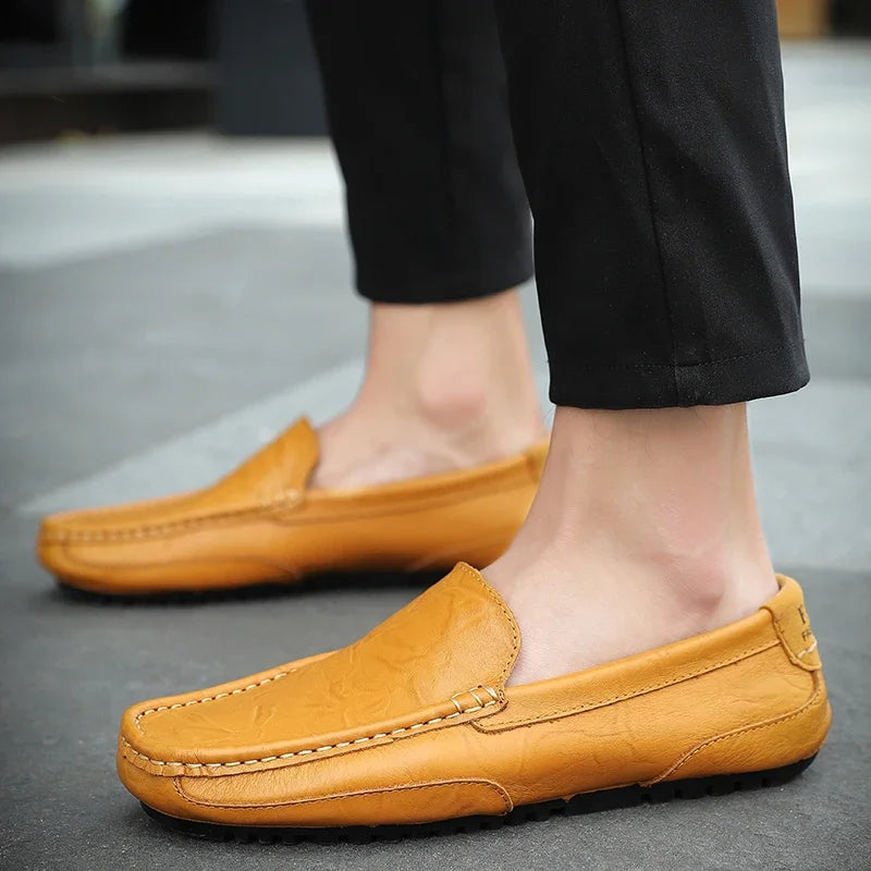 Fabián | Mocasines de cuero vintage