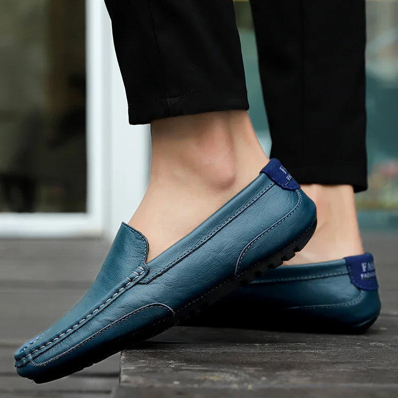 Fabián | Mocasines de cuero vintage