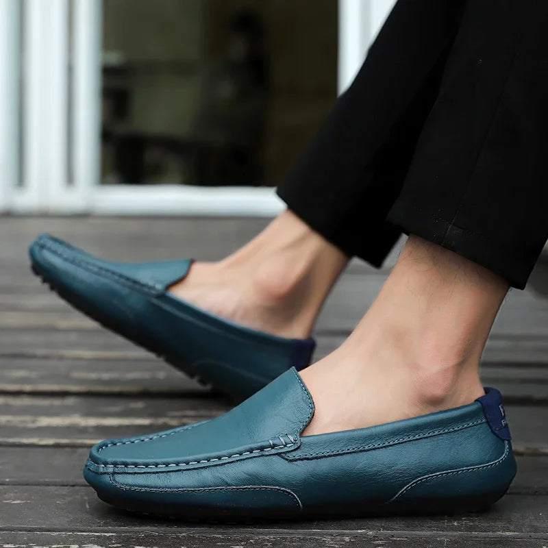 Fabián | Mocasines de cuero vintage