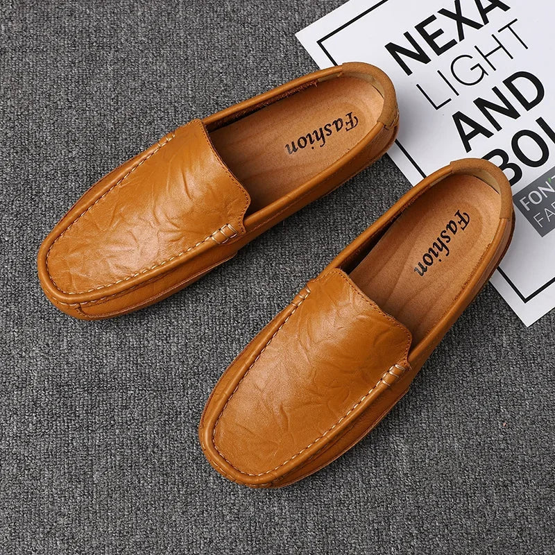 Fabián | Mocasines de cuero vintage