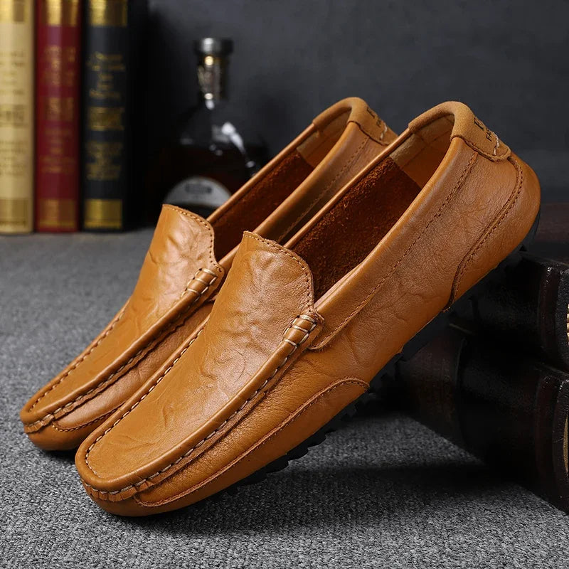 Fabián | Mocasines de cuero vintage