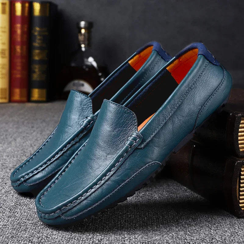 Fabián | Mocasines de cuero vintage