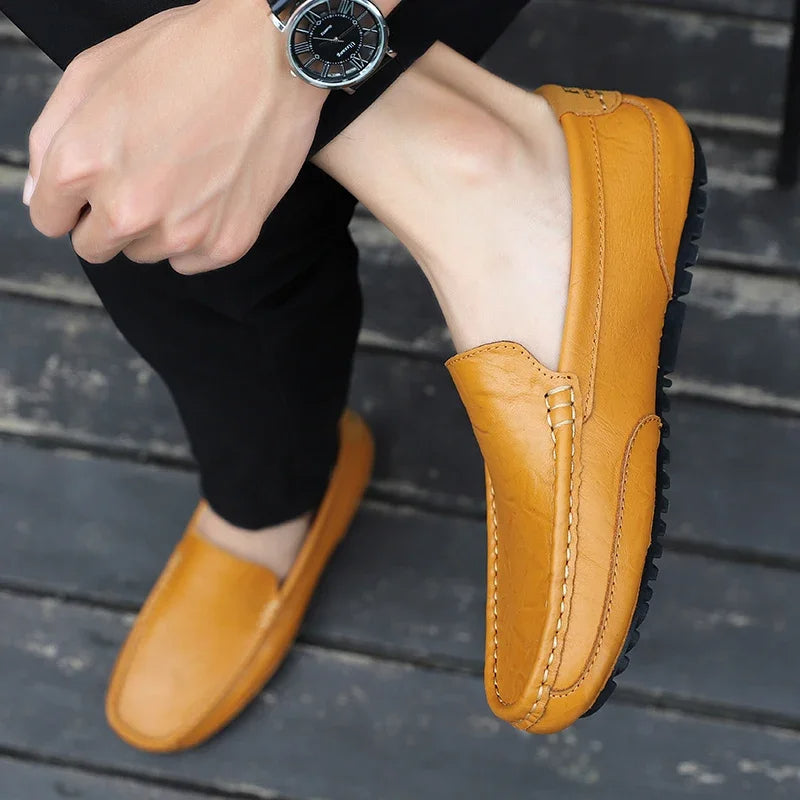 Fabián | Mocasines de cuero vintage