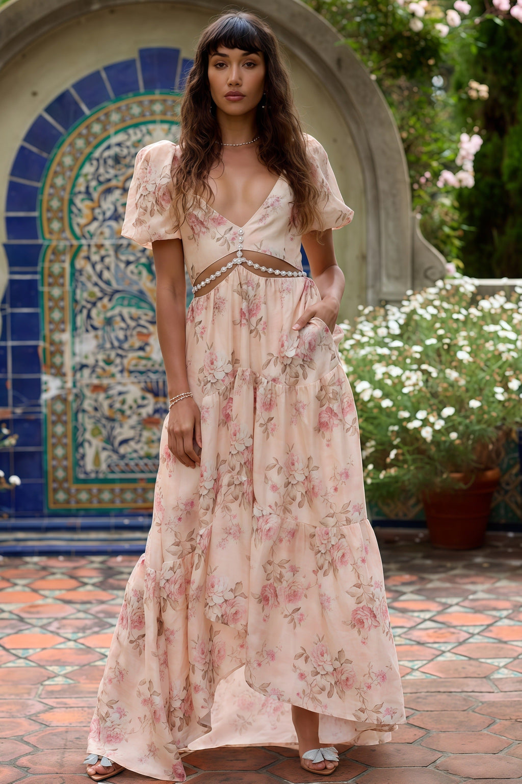 Celeste | Vestido elegante y vaporoso