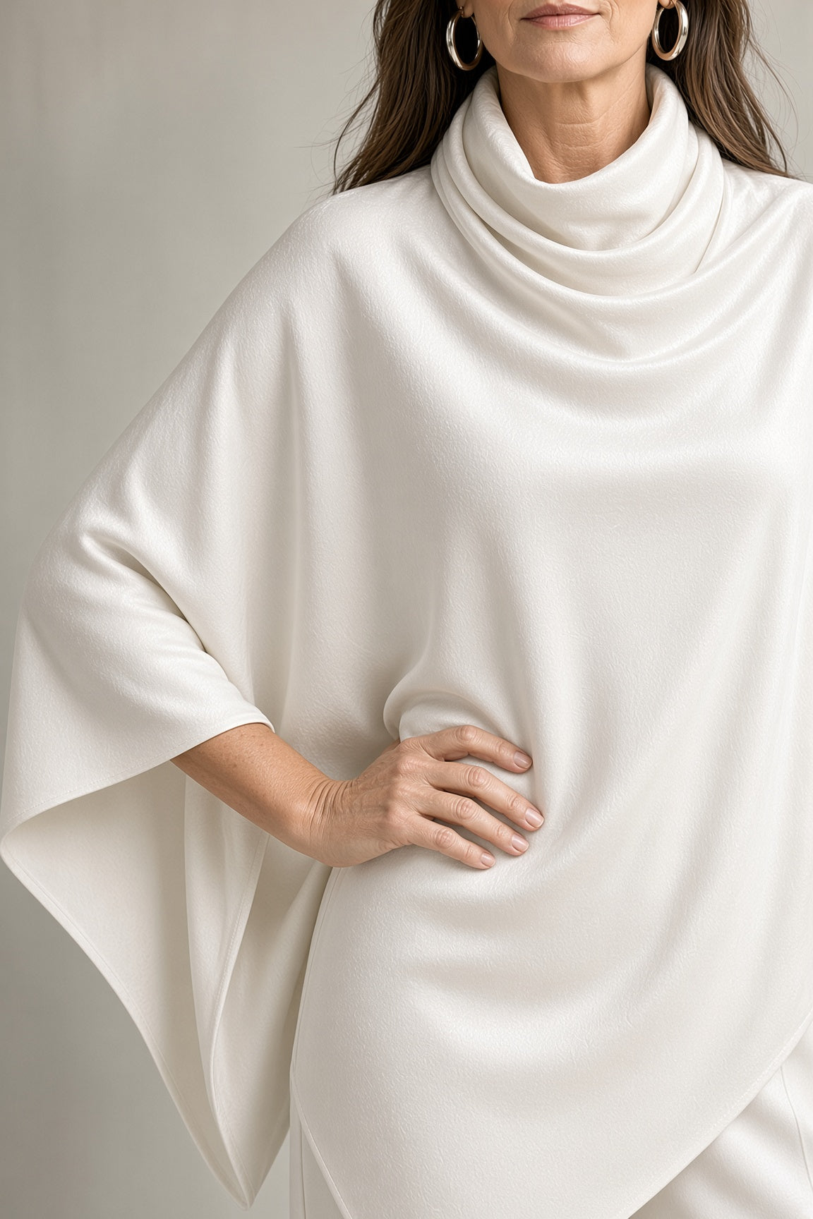 Carla | Completo in maglia a incrocio