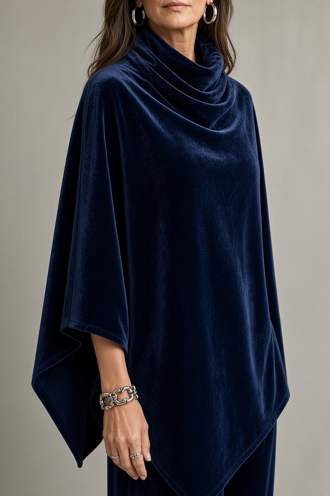 Carla | Completo in maglia a incrocio