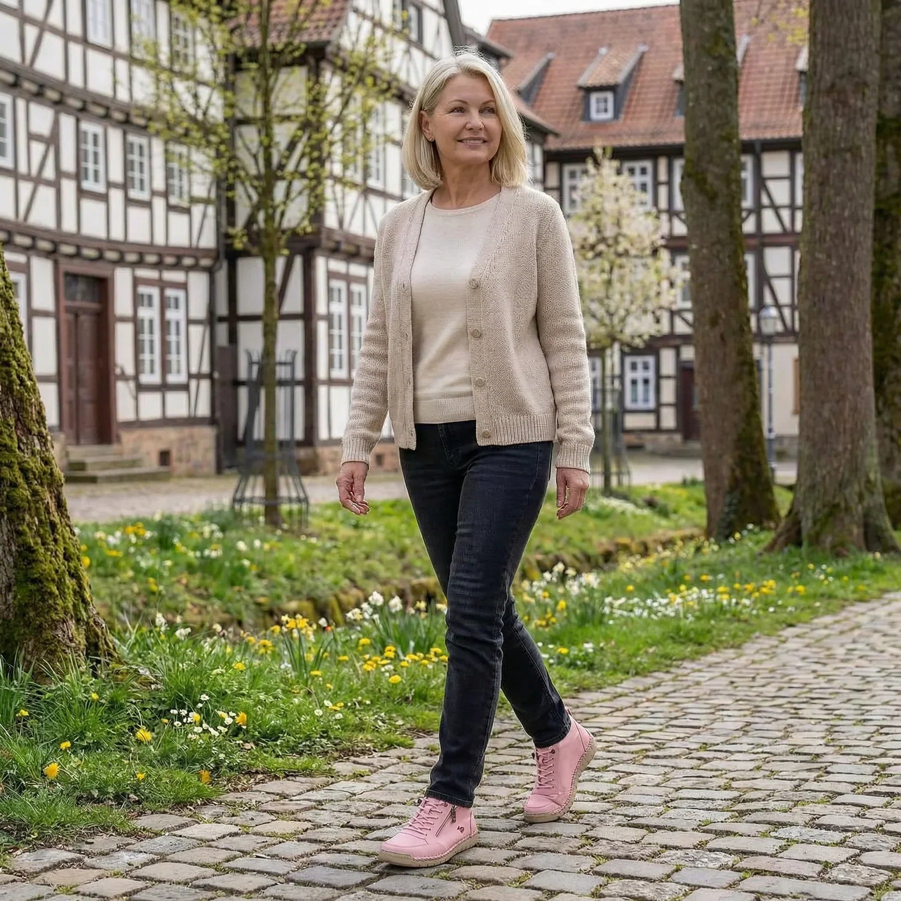 Camila | Zapatillas ortopédicas cómodas con cremallera