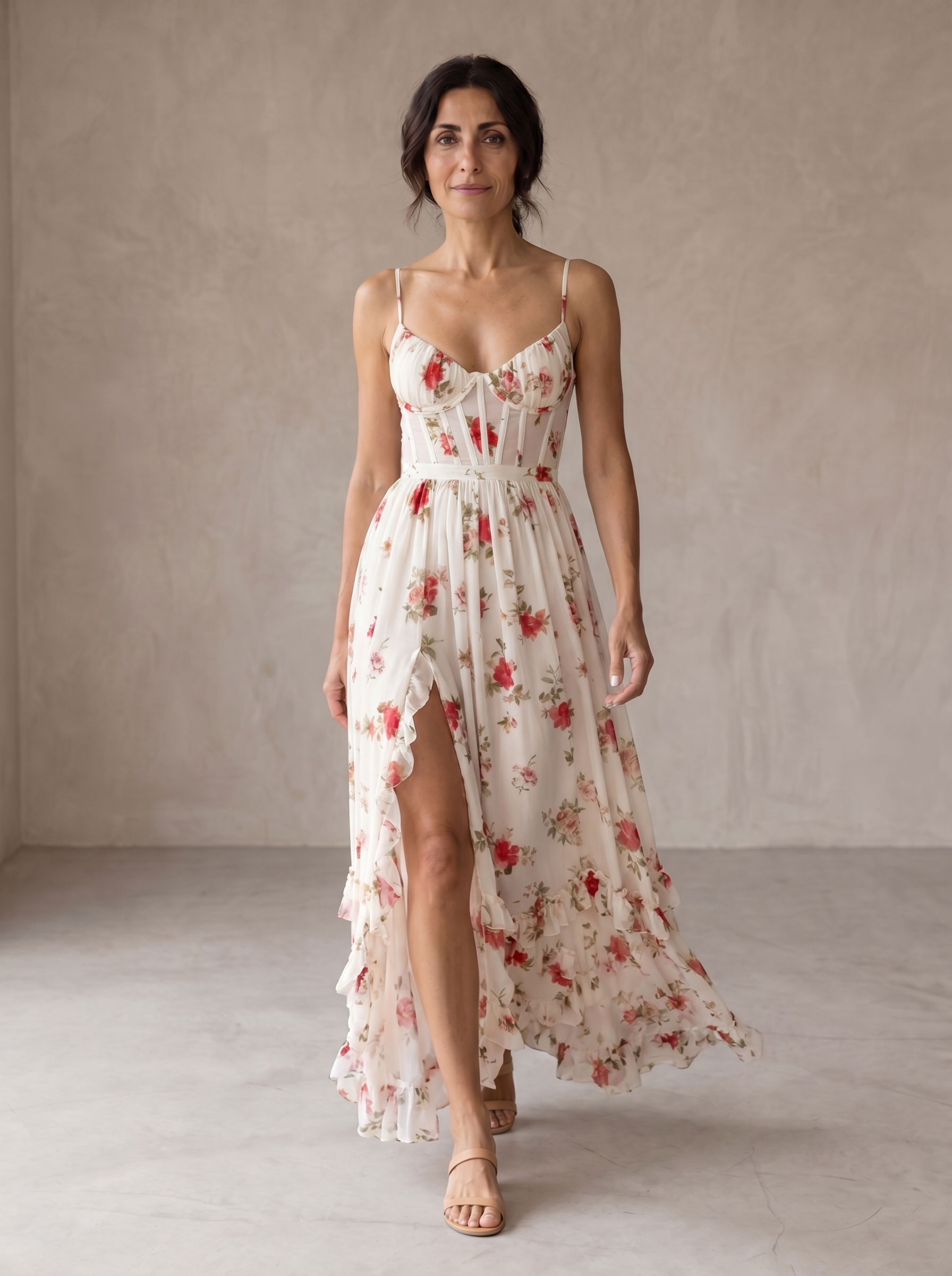 Paula | Vestido floral romántico