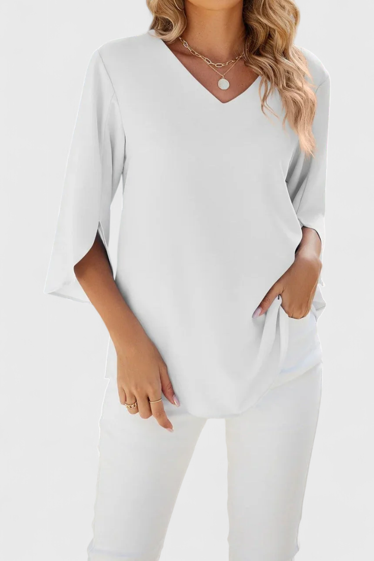 Ainhoa | Blusa Casual con Corte Suelto y Estilo Sofisticado