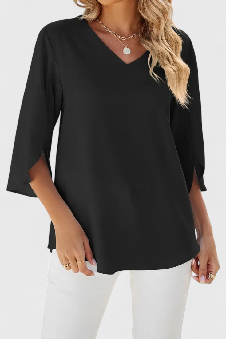 Ainhoa | Blusa Casual con Corte Suelto y Estilo Sofisticado