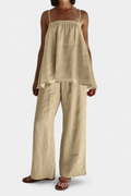 Lía | Conjunto de Verano con Top Suelto y Pantalón Fluido