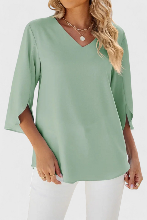 Ainhoa | Blusa Casual con Corte Suelto y Estilo Sofisticado