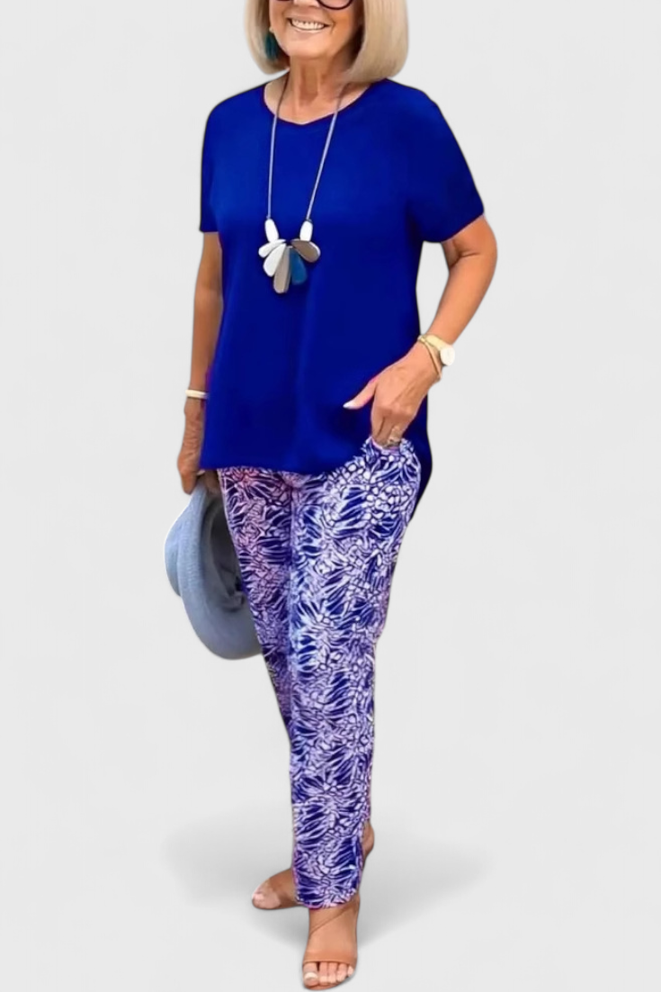 Candelaria | Conjunto Elegante de Dos Piezas con Corte Estructurado