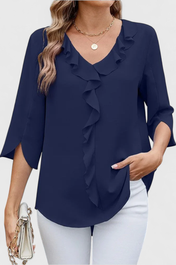 Amelia | Blusa Casual con Corte Suelto y Estilo Sofisticado