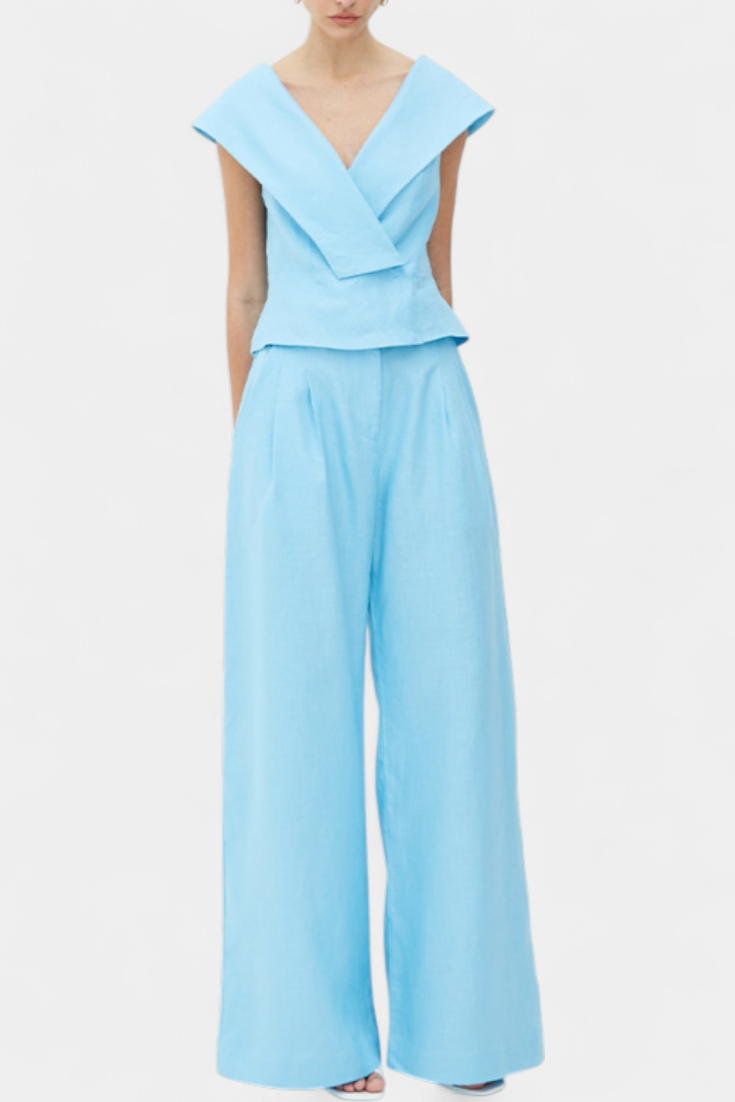 Hayden | Conjunto Top Asimétrico y Pantalón Palazzo