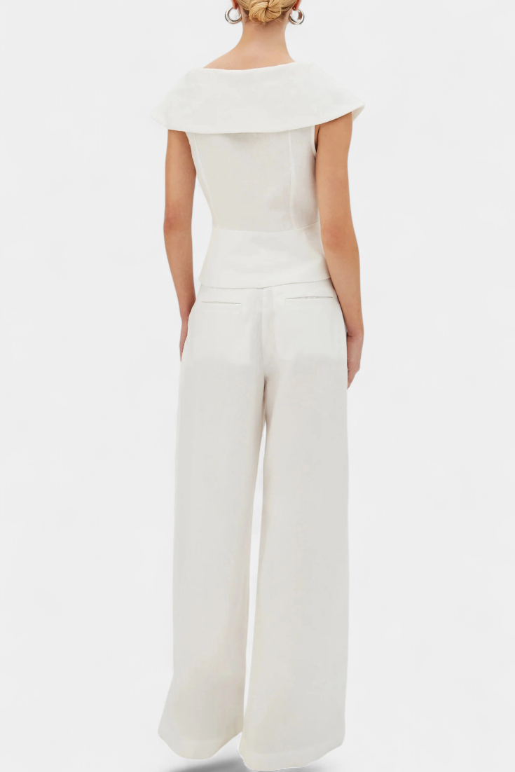 Hayden | Conjunto Top Asimétrico y Pantalón Palazzo
