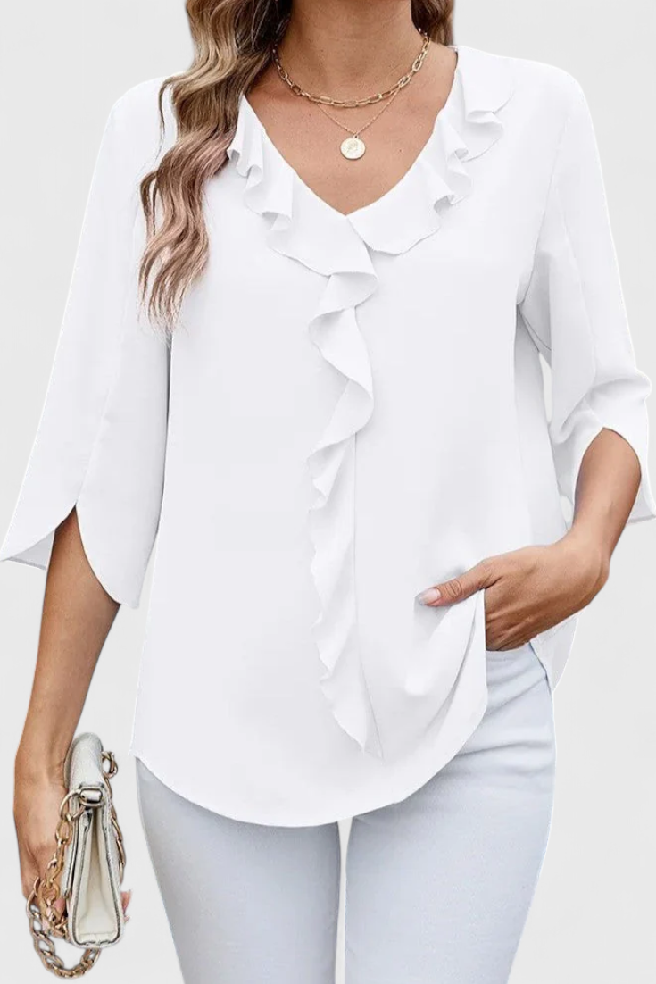 Amelia | Blusa Casual con Corte Suelto y Estilo Sofisticado