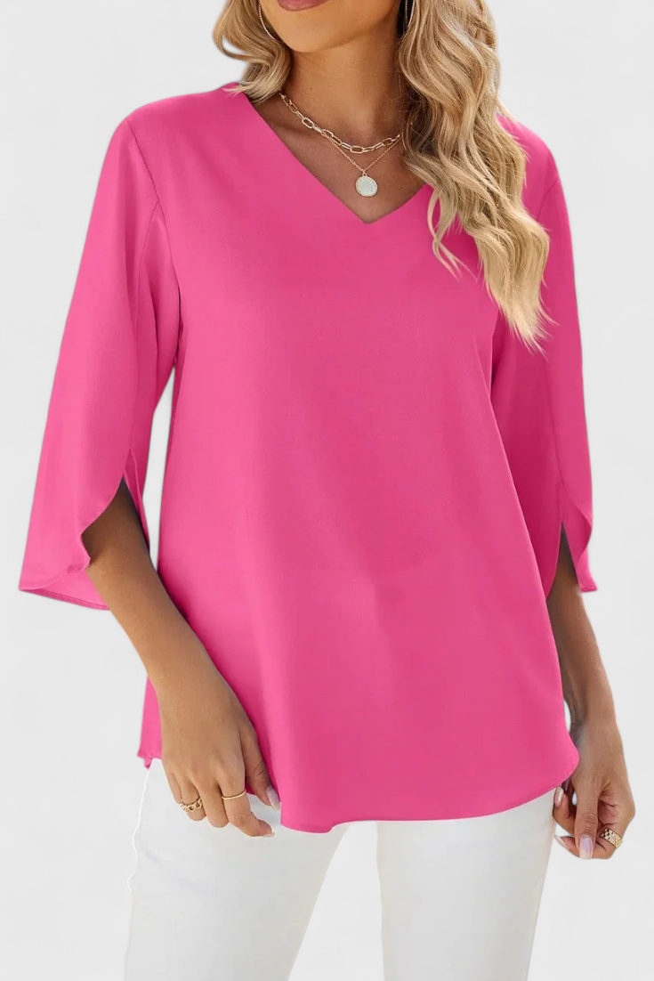 Ainhoa | Blusa Casual con Corte Suelto y Estilo Sofisticado