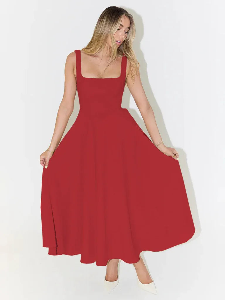 Melisa | Vestido con Falda Midi