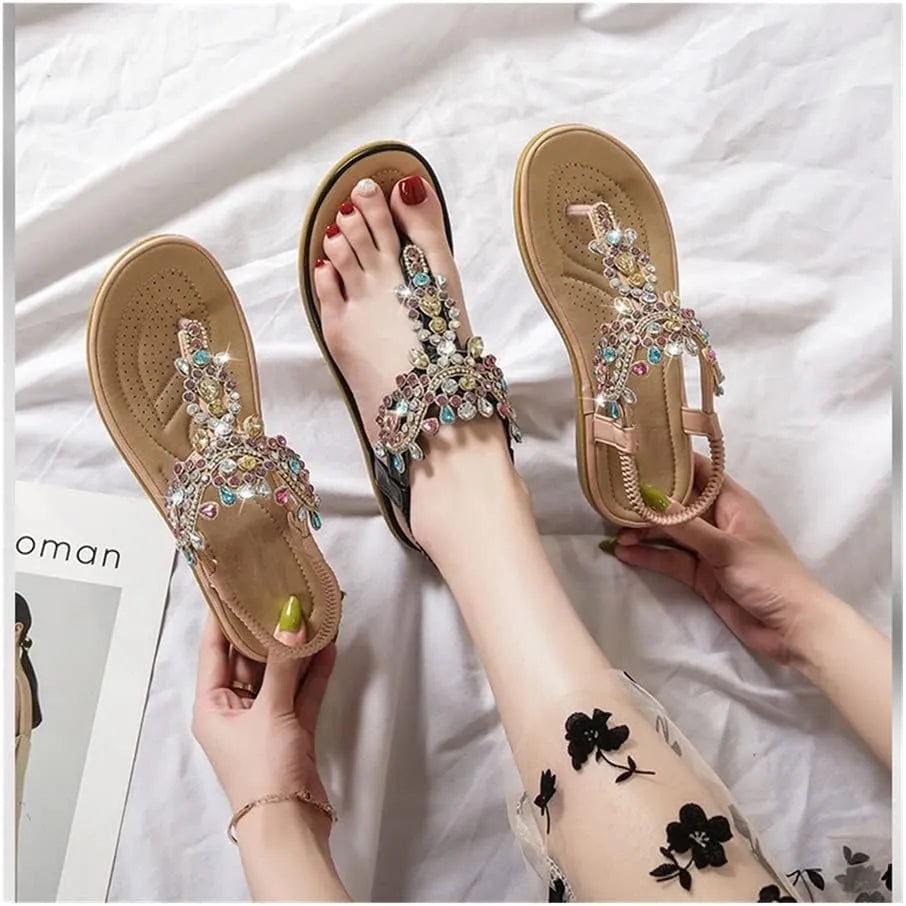 Esmeralda | Sandalias joya con diseño artesanal