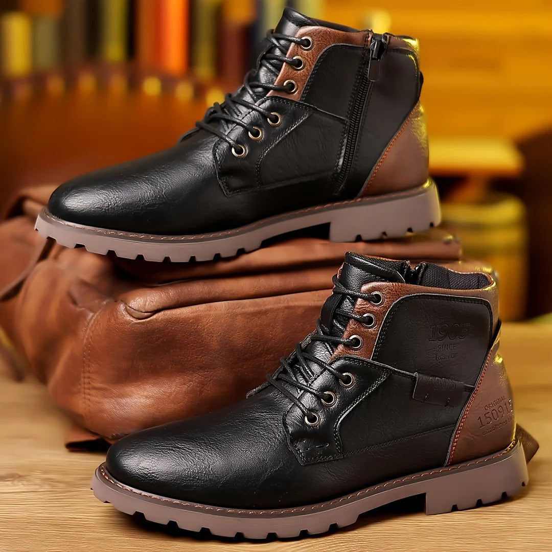 Sebastián | Botines de Cuero Sintético