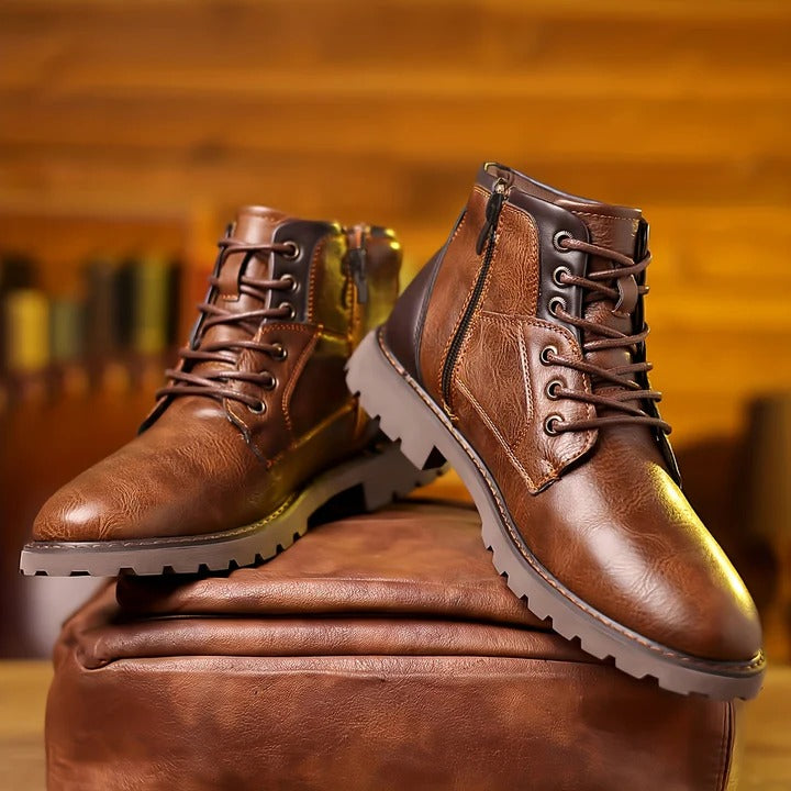 Sebastián | Botines de Cuero Sintético