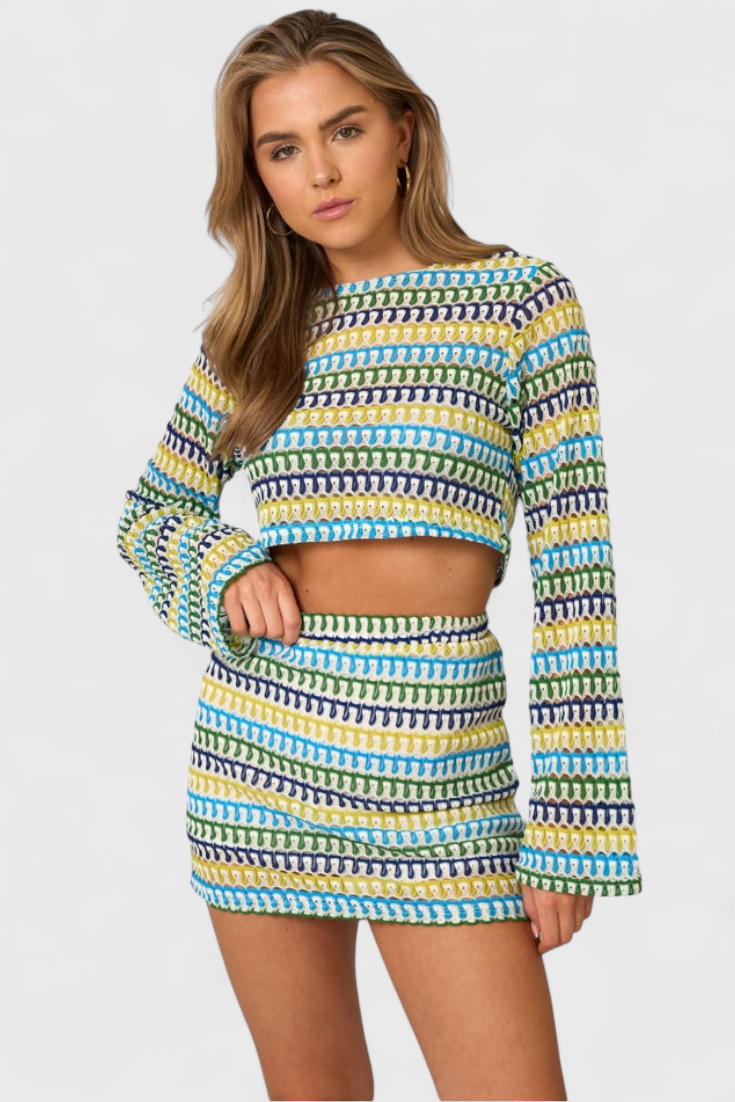 Irene | Conjunto Boho de Ganchillo Ligero