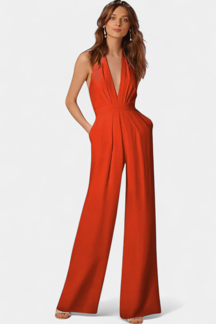 Lucia | Mono de Pierna Ancha con Elegancia Ligera