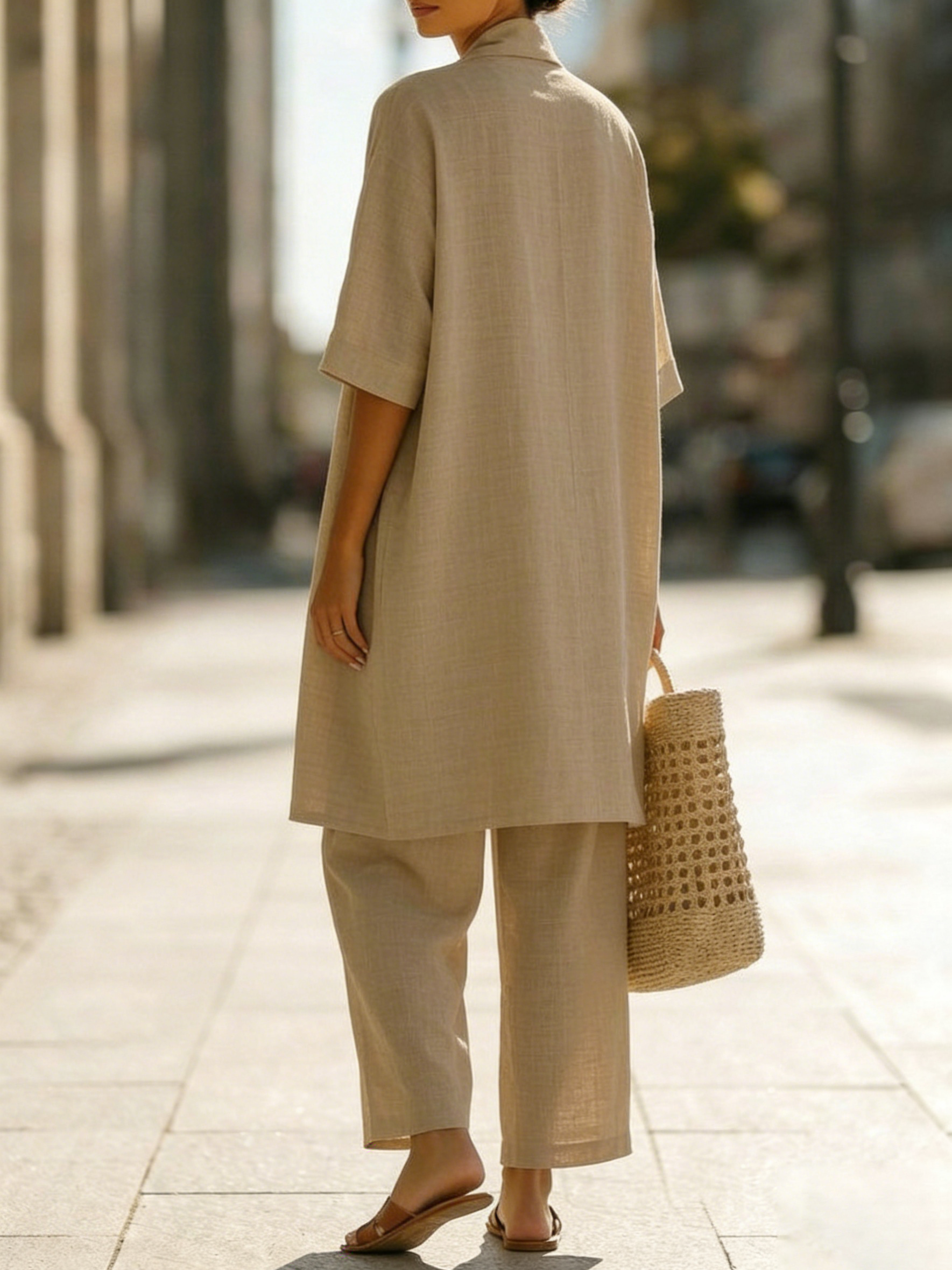 Isa | Conjunto de Tres Piezas Elegante y Sin Esfuerzo