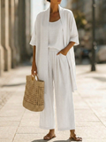 Isa | Conjunto de Tres Piezas Elegante y Sin Esfuerzo