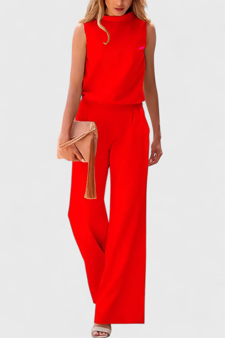 Gala | Mono Minimalista de Pierna Ancha