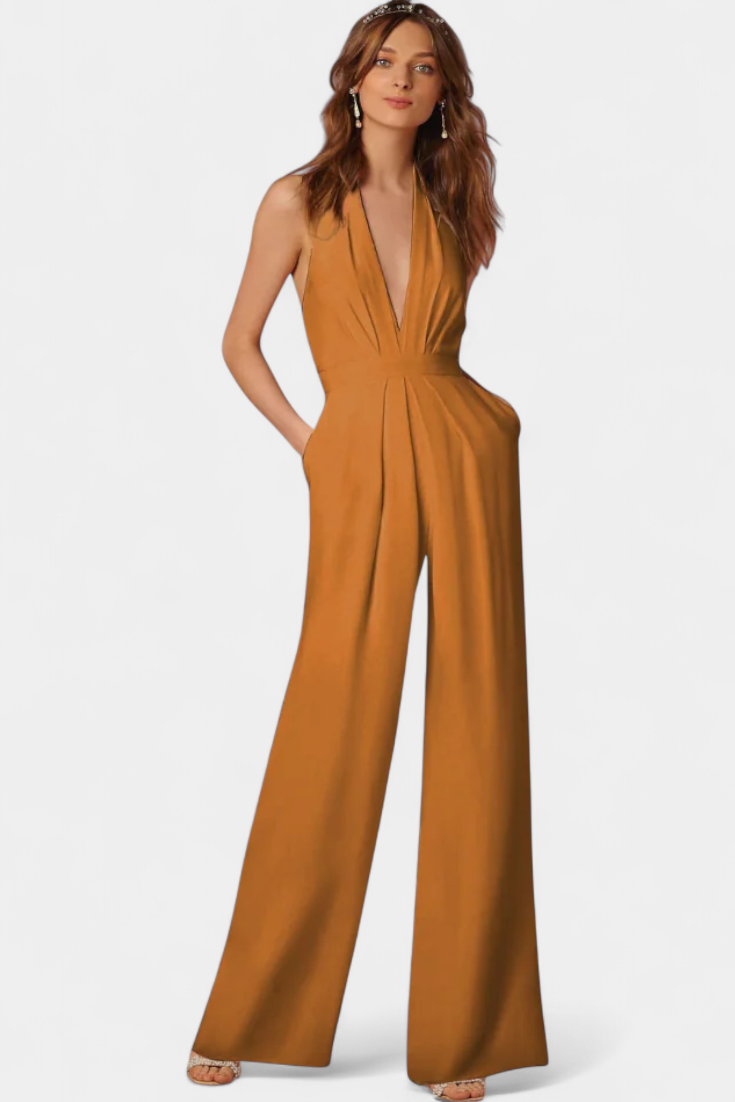 Lucia | Mono de Pierna Ancha con Elegancia Ligera