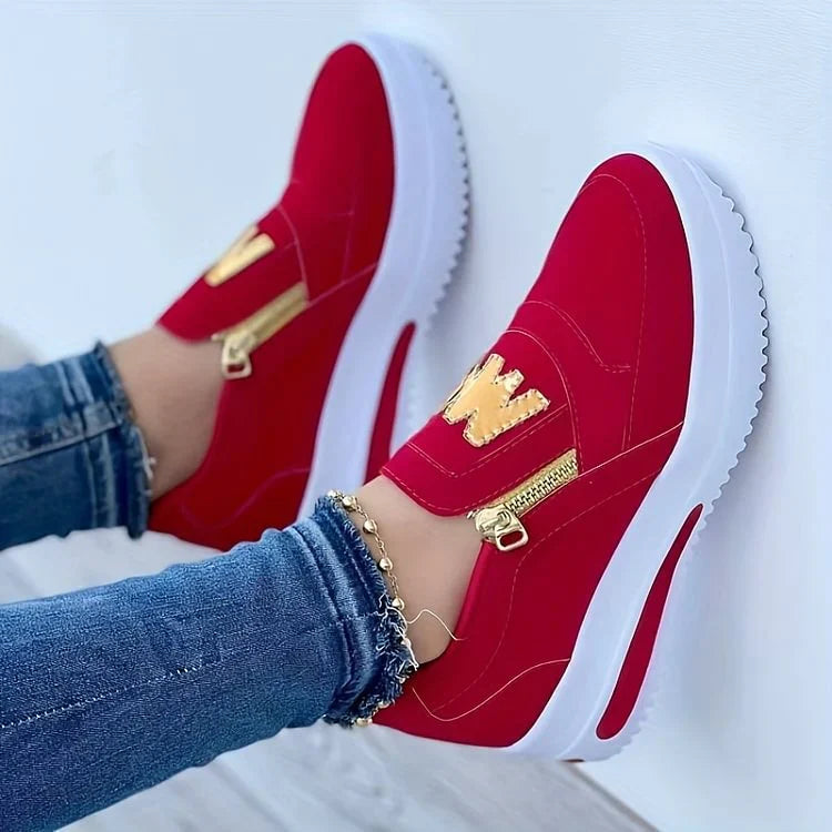 Alicia | Zapatillas cómodas con cremallera