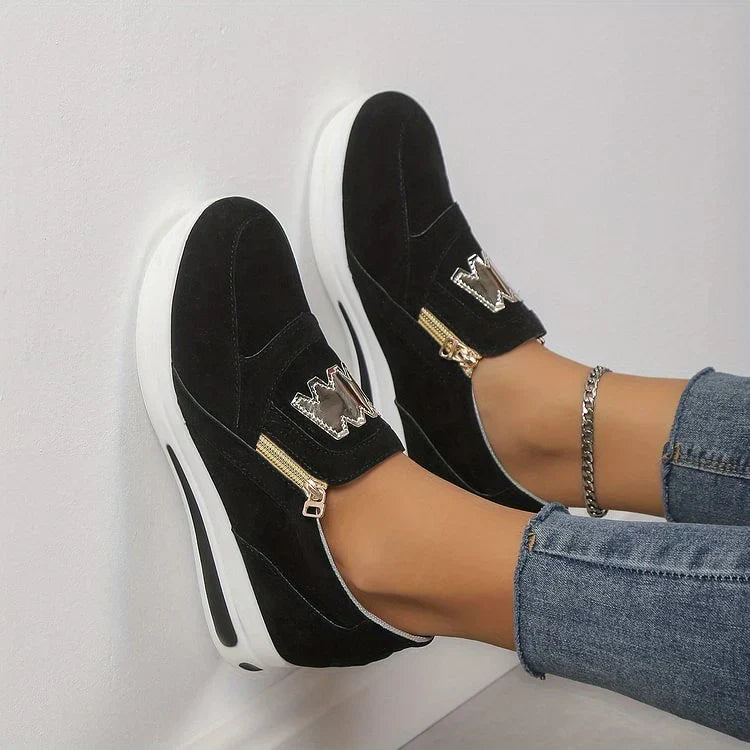 Alicia | Zapatillas cómodas con cremallera