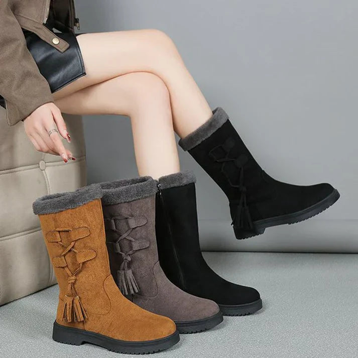 Lidia | Botas de invierno con suela gruesa y forro cálido