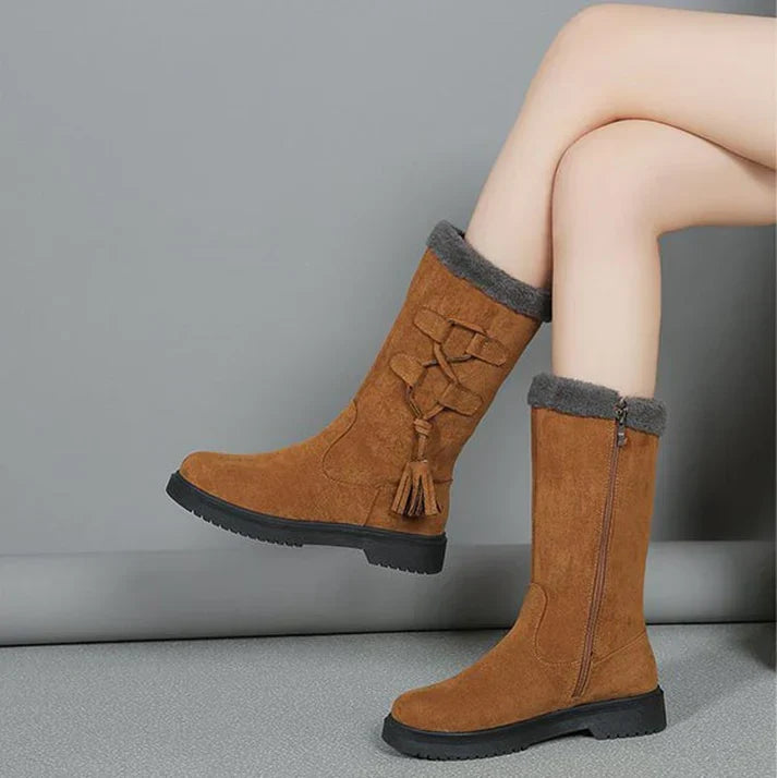 Lidia | Botas de invierno con suela gruesa y forro cálido