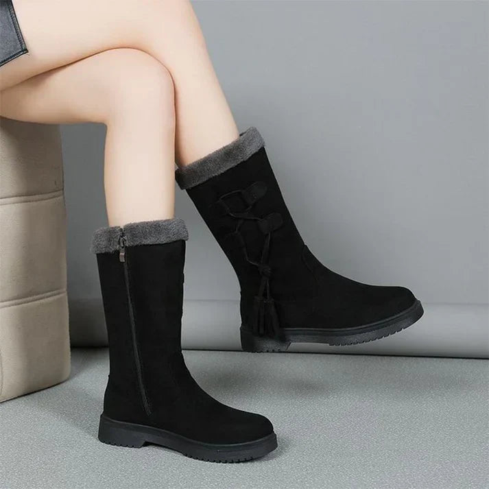 Lidia | Botas de invierno con suela gruesa y forro cálido