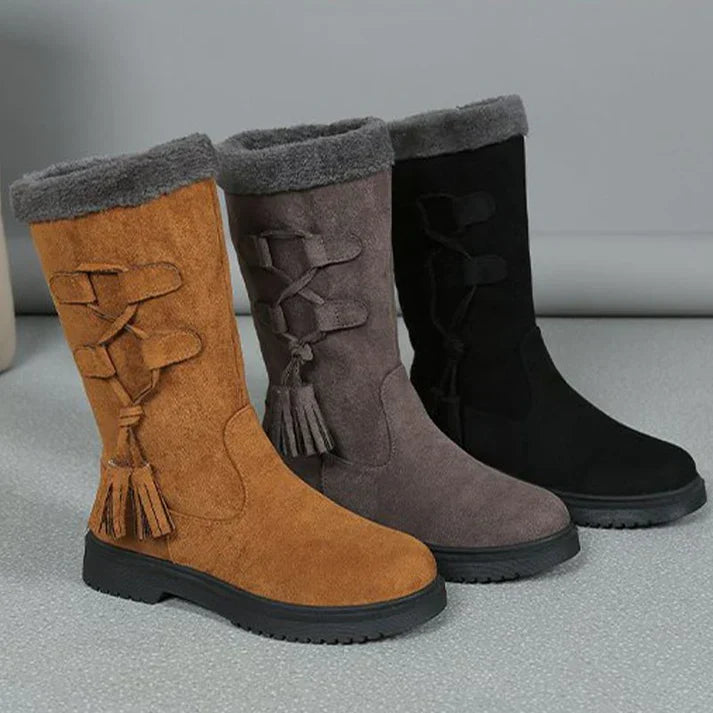 Lidia | Botas de invierno con suela gruesa y forro cálido