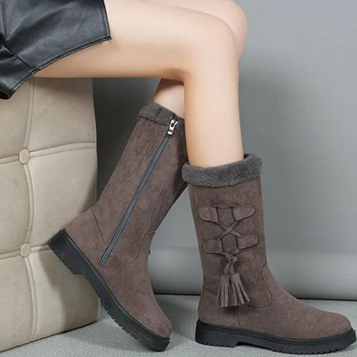 Lidia | Botas de invierno con suela gruesa y forro cálido