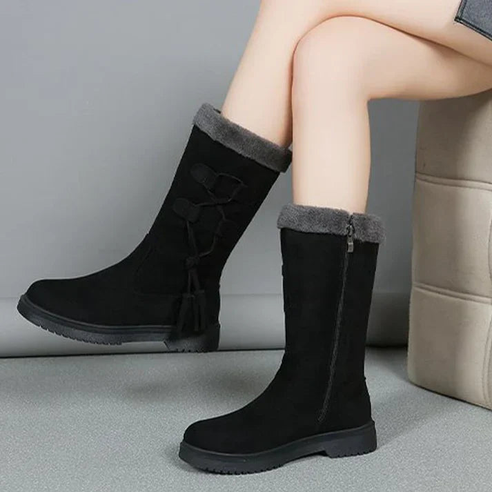 Lidia | Botas de invierno con suela gruesa y forro cálido