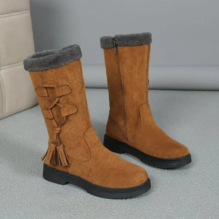 Lidia | Botas de invierno con suela gruesa y forro cálido