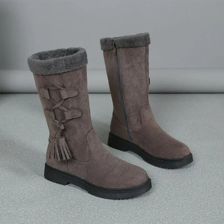 Lidia | Botas de invierno con suela gruesa y forro cálido