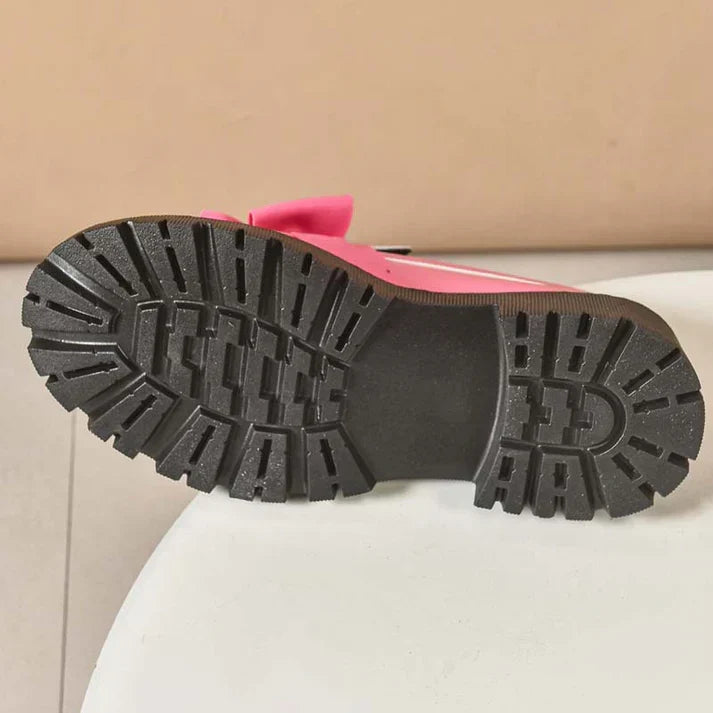 Violeta | Mocasines de plataforma con lazo