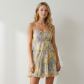 Luna | Vestido Floral Volantes