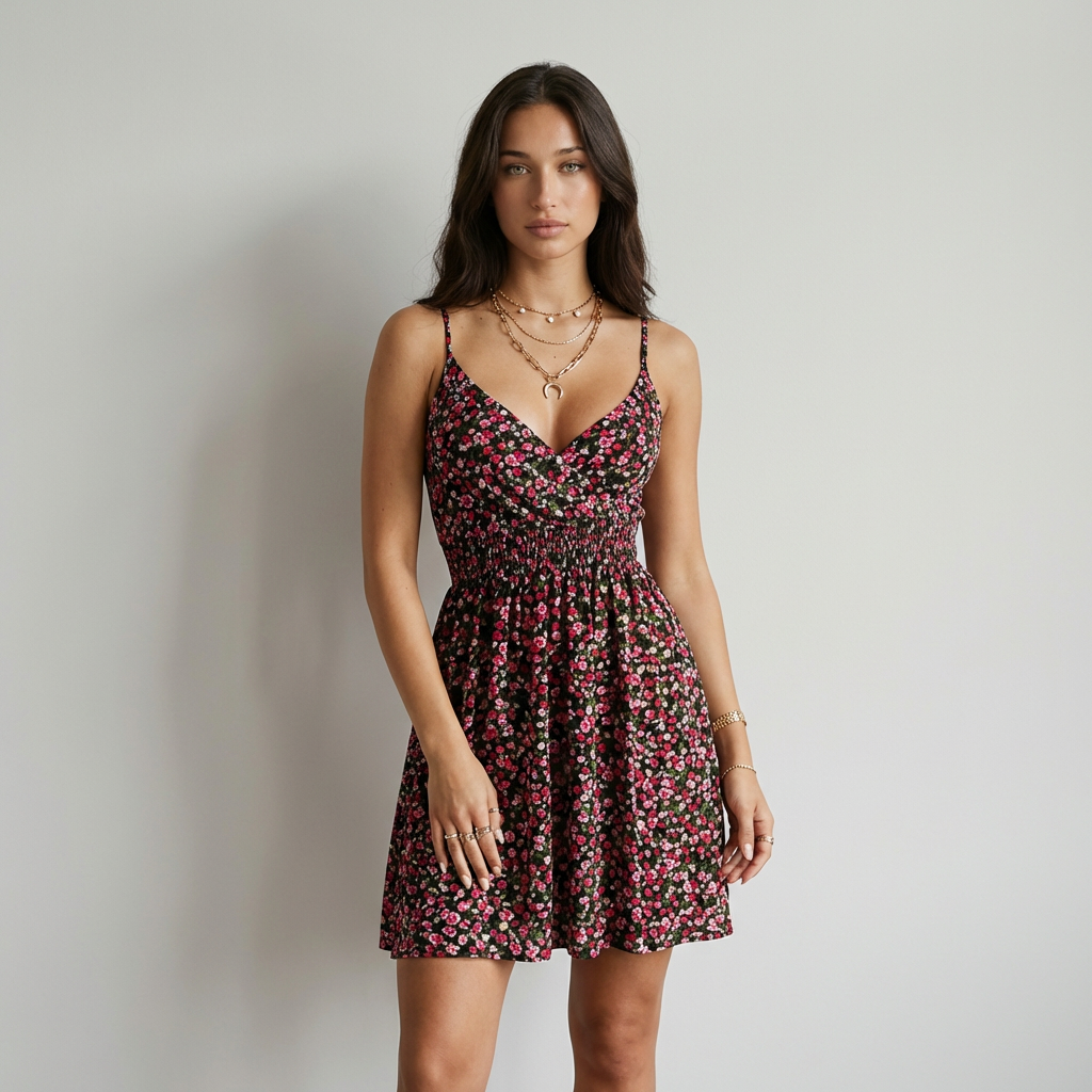 Camila | Vestido Floral Cruzado