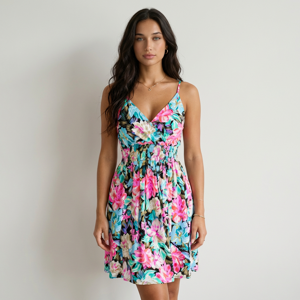 Camila | Vestido Floral Cruzado